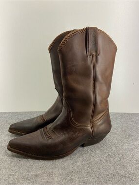 Classic Brown Men’s Cowboy Boots